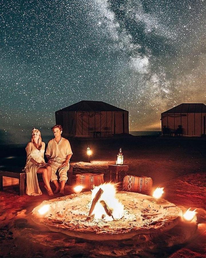 Authentic Desert Luxury Camp Merzouga Exterior foto