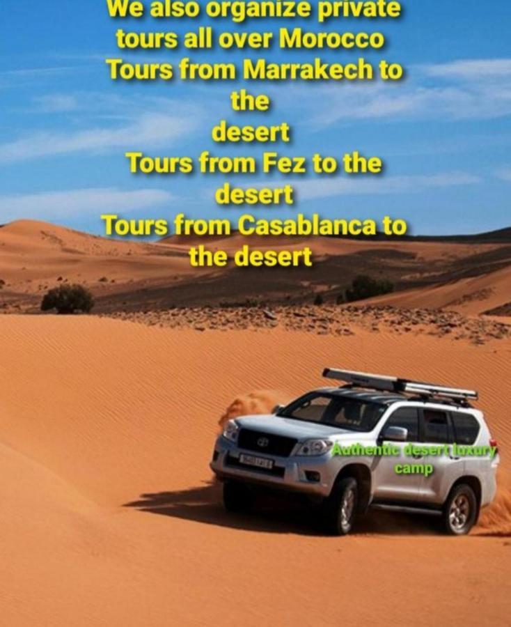 Authentic Desert Luxury Camp Merzouga Exterior foto