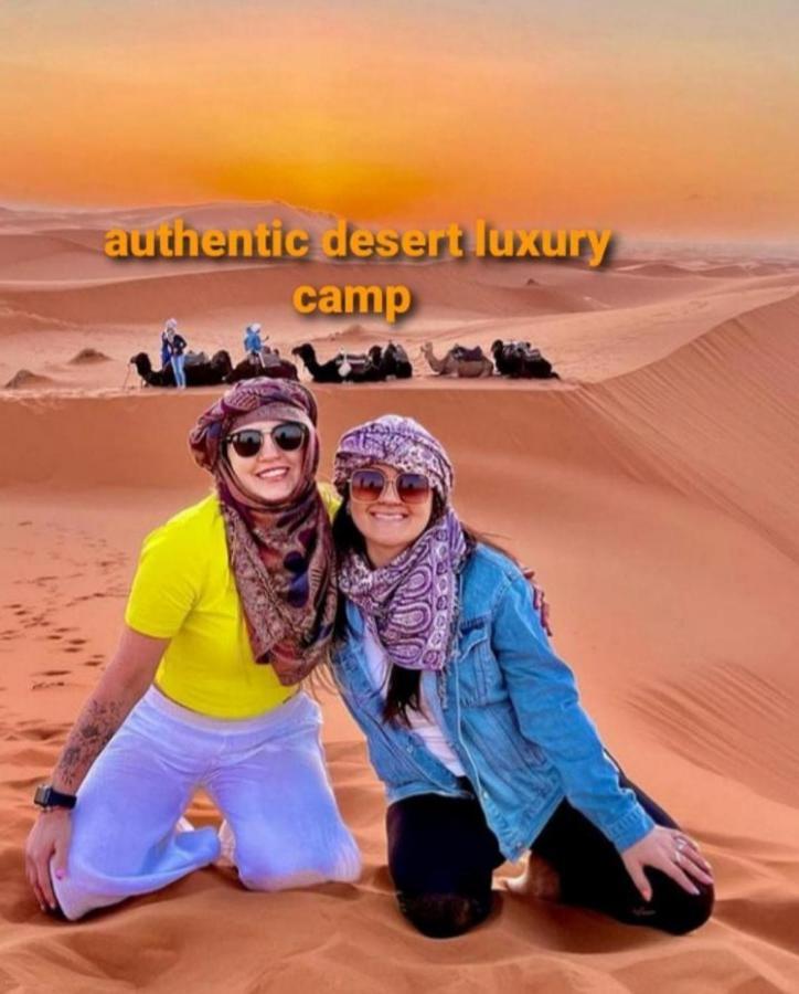Authentic Desert Luxury Camp Merzouga Exterior foto